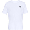 Under Armour Sportstyle Left Chest SS pánske tričko biele čierne
