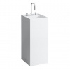 Laufen Kartell - Voľne stojacie umývadlo, 38x44 cm, biela-s 3 otvormi na batériu, bez prepadu, s LCC H8113314001581