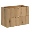 Comad Nova Oak skrinka 80x39x57 cm závesná kúpeľňová skrinka pod umývadlo dub NOVA OAK A 82-80-2S