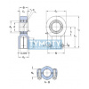 SKF SIQG 63 ES kloubová hlavice