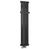 Vodný kúpeľňový radiátor Sapho 1 V 1 x 1500 mm, čierny