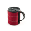GSI Outdoors Infinity Backpacker Mug hrnek s víčkem red