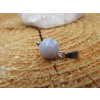 Chalcedonový přívěsek - kulička hladká, 8mm (přívěsek chalcedon krajkový)