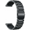OCEĽOVÝ náramok ČIERNY PÁS PRE SMARTWATCH univerzálny 22 mm