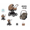 Venicci kočík CLARO 3v1 + autosedačka Pebble 360 Pro2, Caramel