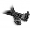 be quiet! 12V-2x6 / 12VHPWR 90° PCI-E Reversed Cable (black, 70cm) BC074