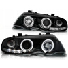 LAMPY DO BMW E46 04.99-03.03 KUPÉ ANGEL EYES ČIERNE