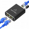 ADAPTÉR ROZDEĽOVAČ MINI SWITCH SPLITTER LAN ETHERNET 2X RJ45 1000MBPS 1GB