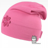 Dráče Bavlnená čiapka Dráča - Maja 03, svetlo ružová Farba: Ružová, Veľkosť: 52-54
