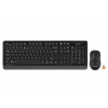 A4tech Set klávesnice+myš FG1012, Bezdrátový, US, černá FG1012-BK A4Tech