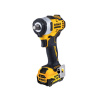 DEWALT Akumulátorový rázový uťahovák 12 V bez uhlíkovej kefky (1 x 5,0 Ah batéria + nabíjačka) DCF901P1