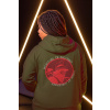 GG-God.sk Mikina Gladiator Dámska Farba: Zelená (Olive), Veľkosť: XL, Grafika: Vzadu (Back)