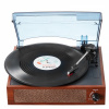 Bluetooth prehrávač vinylových platní 3-rýchlostný kazetový gramofón 5W reproduktory