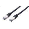 C-Tech CB-PP5F-05BK patch, Cat5e, FTP, 0,5m, černý
