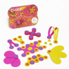 Clixo Stavebnice Crew Pink & Yellow - magnetická, 30 kusů