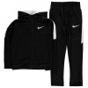 Nike Hooded Tracksuit Infant Boys Black 3-4 Years