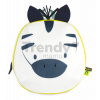 Batoh Zebra My Cuddle Backpack Home Kaloo so zipsom 26*25 cm pre deti od 2 rokov