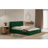 Posteľ ASTI 180x200 zelená s úložným priestorom