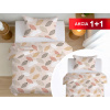 Áčko a.s. Ružomberok Bavlnené obliečky 1+1 PATINCE Sesame