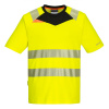PORTWEST HI-VIS DX413 / Reflexné strečové tričko - HV žltá/čierna 6XL