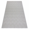 Eoshop Koberec FLAT SISAL 48607637 Náměstí diamant šedá / krém (Velikost: 200x290 cm)