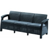 Rojaplast Sofa CORFU LOVE SEAT MAX antracit