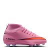 Nike Mercurial Superfly 10 Junior Firm Ground Football Boots Pink/Black 5 (38)