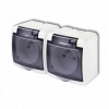 Karlik Hermetic Socket Double 2x2p+ GHE-2D