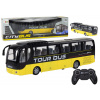 LEAN TOYS Diaľkovo ovládaný autobus RC žlté svetelné efekty na diaľkové ovládanie