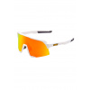 Slnečné okuliare 100% S3 Soft Tact White, HiPER Red Multilayer Mirror Lens