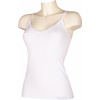VoXX BAMBOOSEAMLESS 013 / Dámska bezšvová košieľka, tenké ramienka - white S/M
