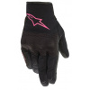 Rukavice STELLA S MAX DRYSTAR, ALPINESTARS (čierna/ružová, veľ. XS)