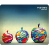 Podložka pod myš Natec Apples, černá, 220x180mm NPF-1432