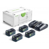 Festool Festool napájecí sada SYS 18V 4xHP5,0/TCL6DUO 578681