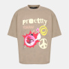 Tričko PRETTY BOY UGLY WORLD Khaki 1199082 Small