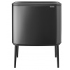 Brabantia BO Touch Bin 3x11L tmavo šedá