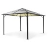 Blumfeldt Pantheon Solid Sky Ambient Solar, altánok so strechou, 3 x 4 m, polykarbonát, hliník, osvetlený (HMD1-PSSAmSolar3x4)