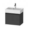 Duravit Ketho.2 Umývadlová skrinka, 44x58x39 cm, 1 zásuvka, grafit mat K25073049490000