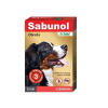 Sabunol Antiparazitný obojok proti blchám a kliešťom 75 cm červený