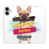 Flip pouzdro pro Apple iPhone 16 Plus s vlastním motivem a kapsičkami na karty - iSaprio (Flip knížkové pouzdro, kryt, obal iSaprio na mobil Apple iPhone 16 Plus s vlastním potiskem - fotkou, 360° och