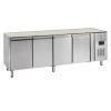 TEFCOLD Mraziaci stôl bez pracovnej dosky | GF74 | 4 dvere GN1/1