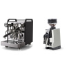 Rocket Espresso Mozzafiato FAST V, black + Eureka Mignon Zero 65 All Purpose, CR white