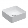 Villeroy & Boch Collaro - Umývadlo na dosku, 38x38 cm, alpská biela 4A213801