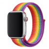 AW Nylonový remienok na Apple Watch na suchý zips - Dúhový Veľkosť / Rozteč: 44/45/46/49mm, Farba: Dúhový IR-AWNL021