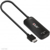 CLUB3D CAC-1336 adaptér na video kábel 1 m HDMI + USB USB Typ-C Čierna (CAC-1336)