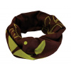Sportovní šátek SULOV, hnědo-zelený