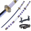 Meč Katana Roronoa Zoro Nidai Kitetsu One Piece Drevený JT10664P-2