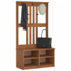 vidaXL Halový strom SANDENS 87x40x159,5 cm masívna borovica 4010487