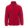 PAYPER ASPEN+ 001004-0069 / Pánska dvojfarebná fleecová bunda - červená/čierna XS