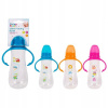 First Steps Feeding Bottle číra s úchopmi Zoo oranžová 250 ml